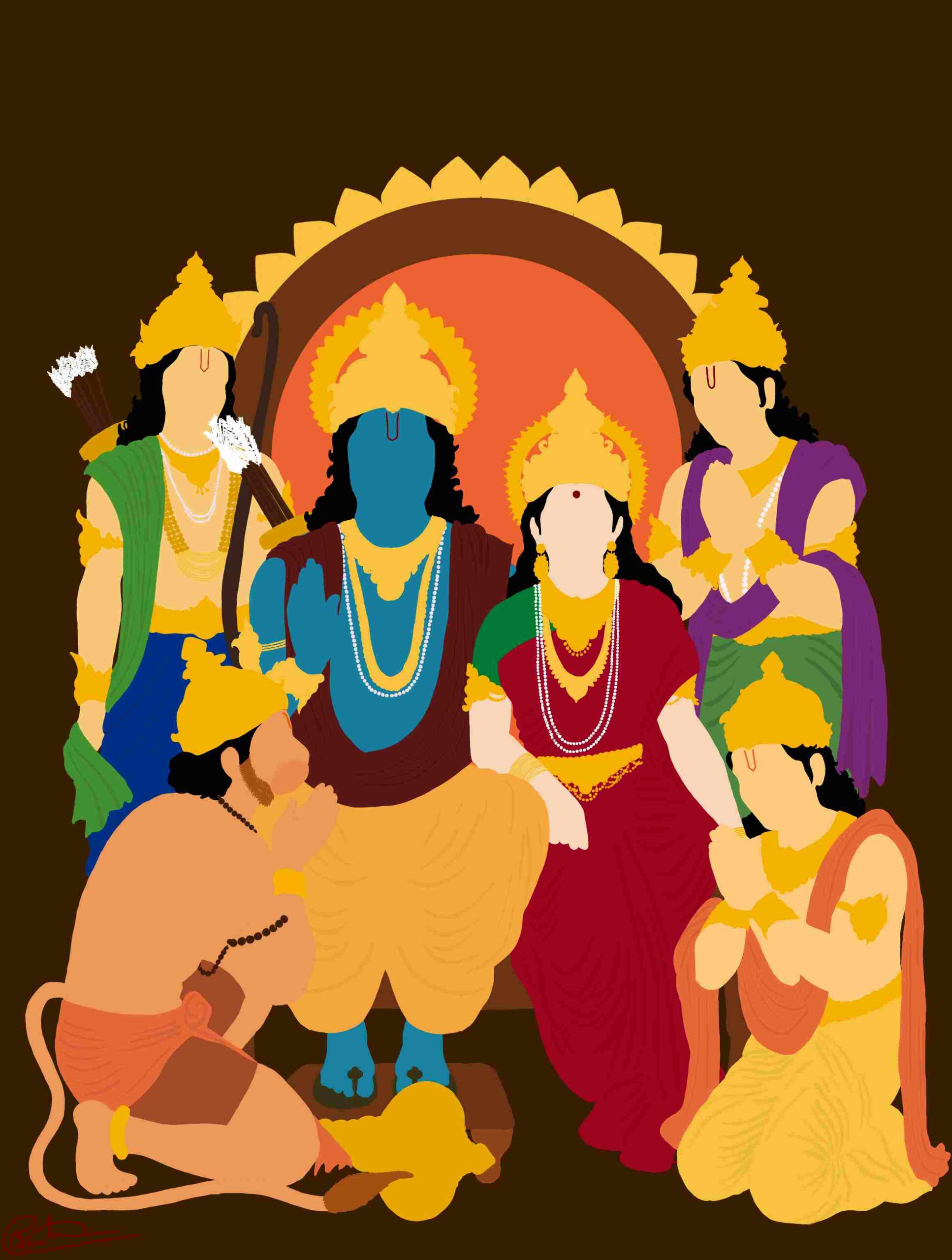 Ram Darbar by Kuldeep Gautam