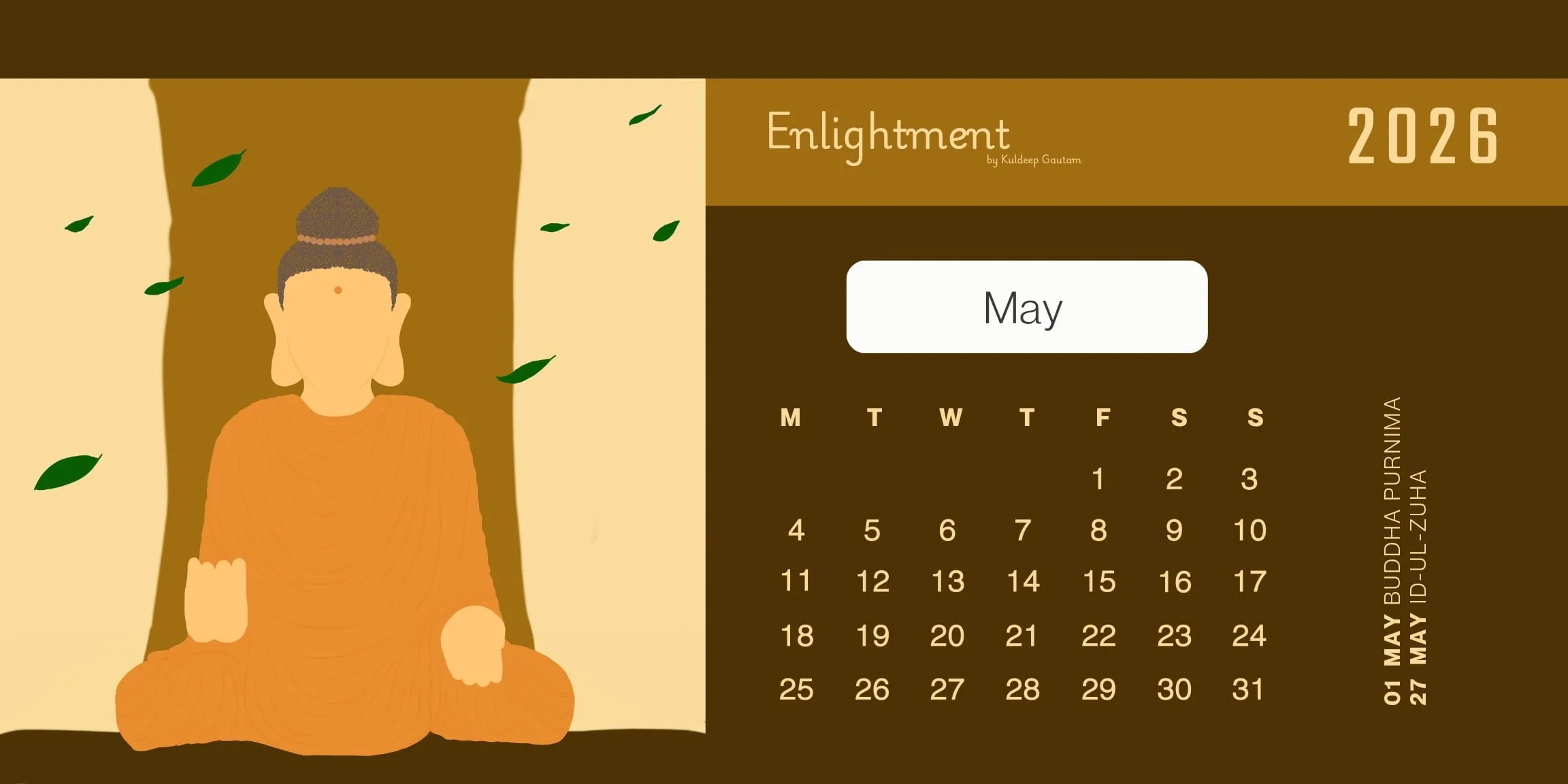 Indic Calendar 2026 May